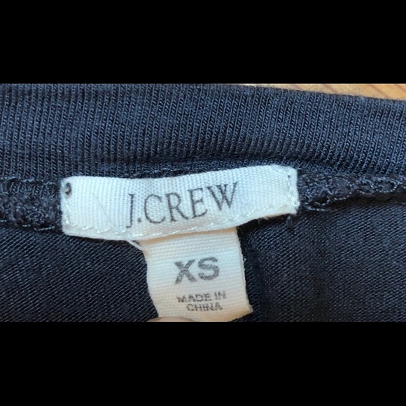 J. Crew Cotton Long Sleeve Jersey Dress | Sz XS - Picture 4 of 5